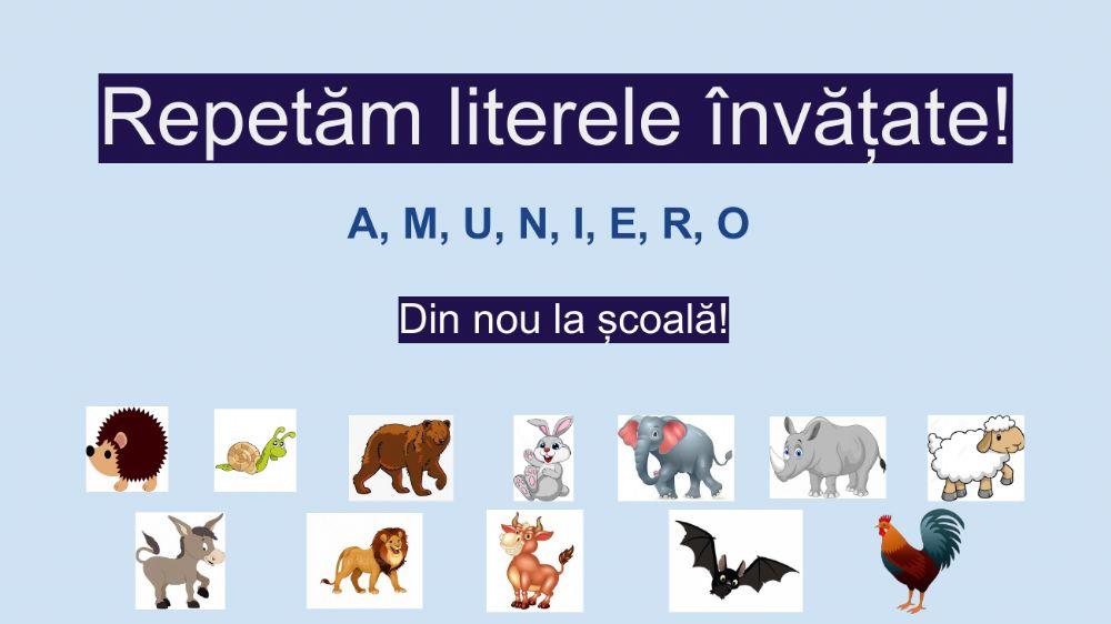 Recapitulare literele A - O