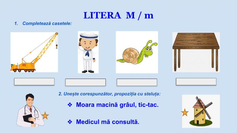 Recapitulare literele A - O