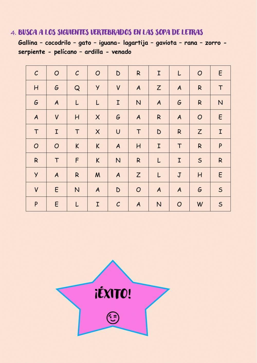 Clasificación de vertebrados
