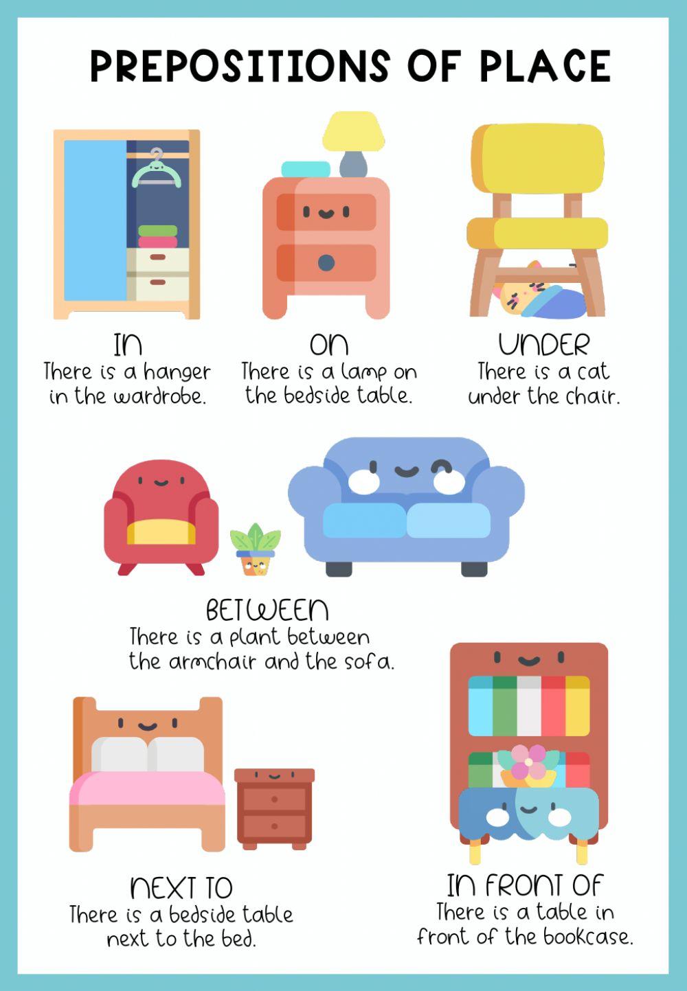 Prepositions of place