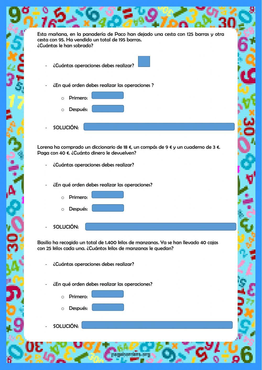 Problemas combinados