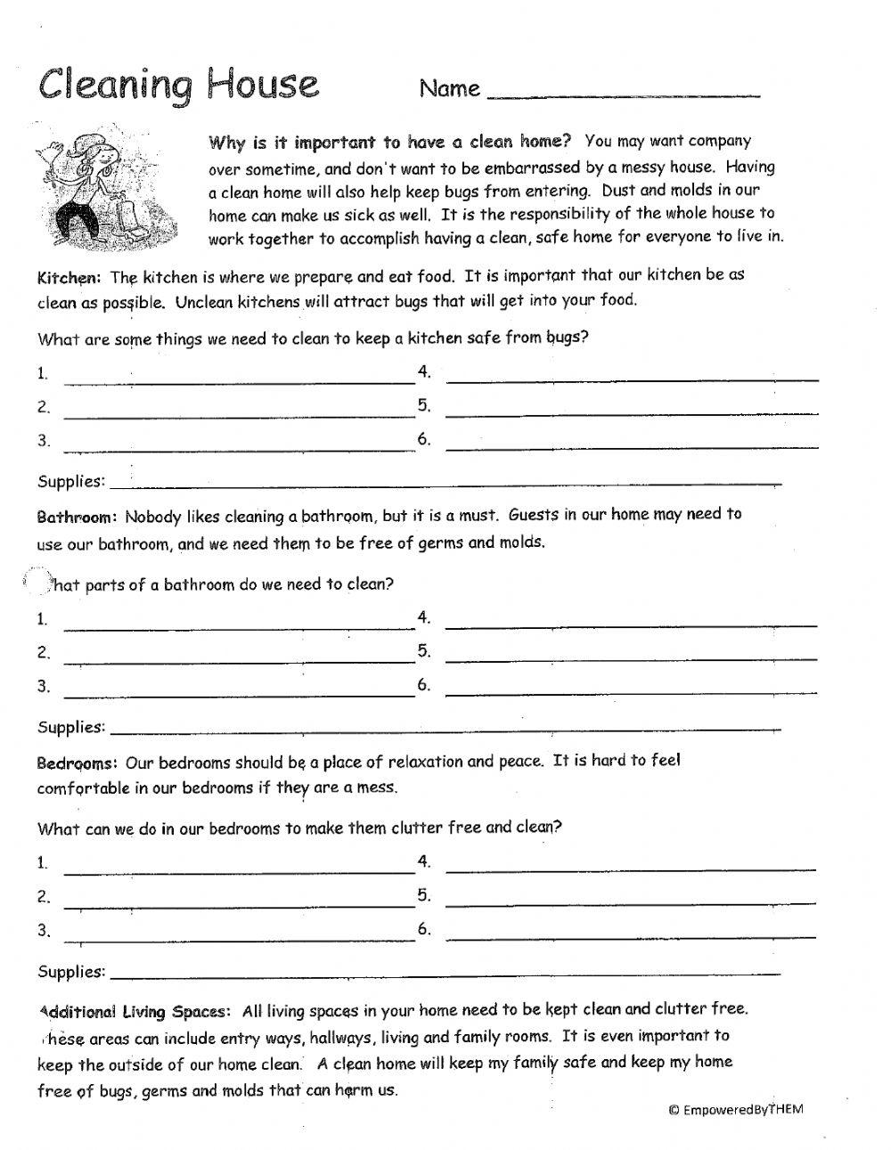 Life Skills Worksheet