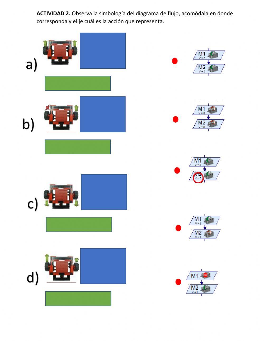 Practica de diagrama de flujo Robopro