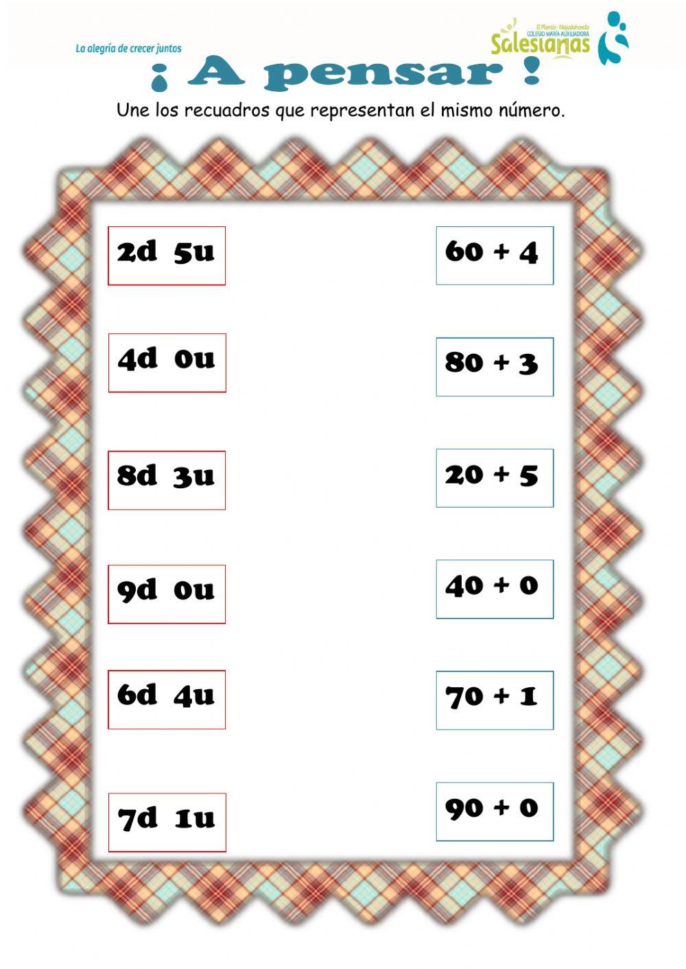 Descomposición de números