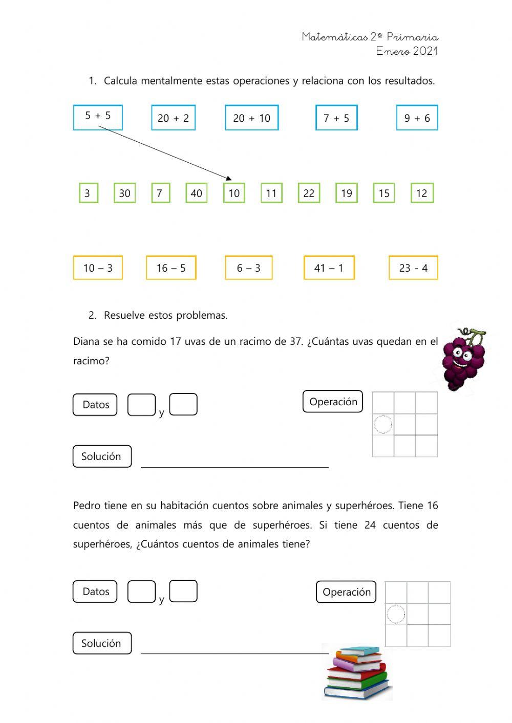 Cálculo y problemas