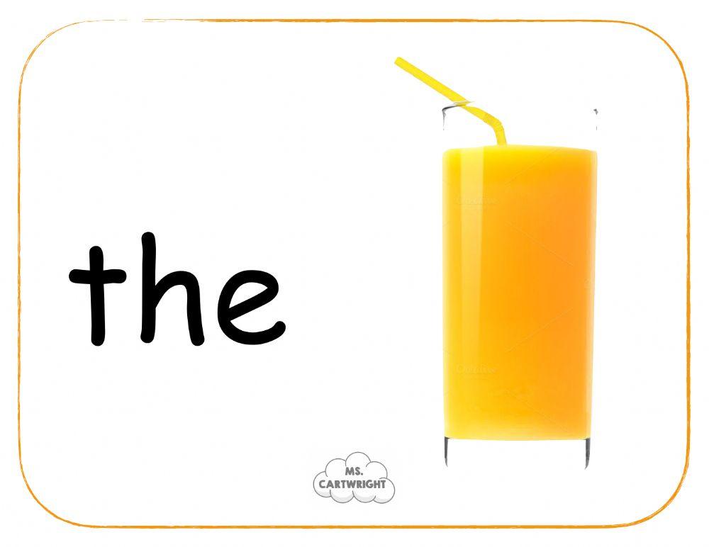 Sight word -the-