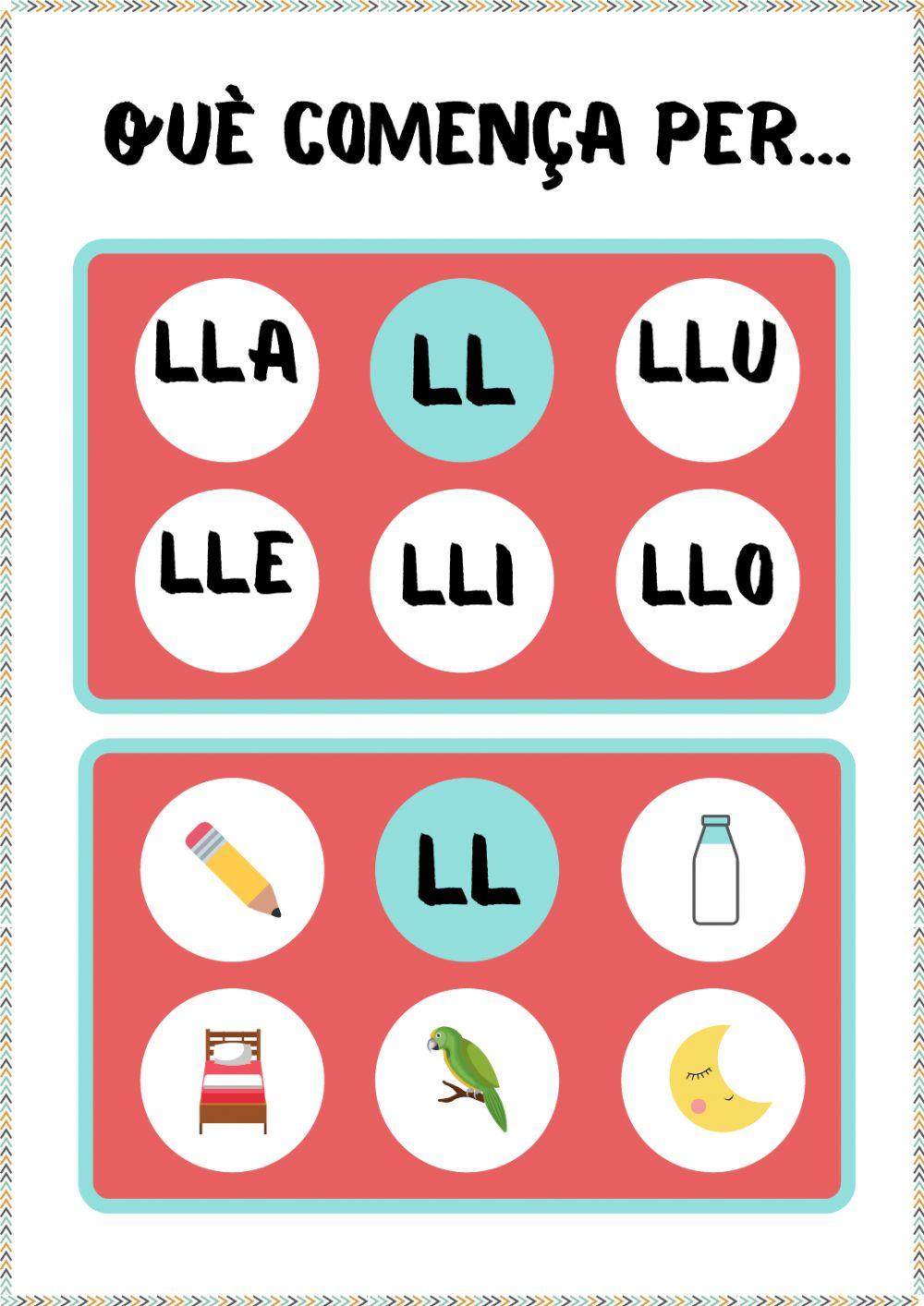 Relaciona sons i imatges LL-V