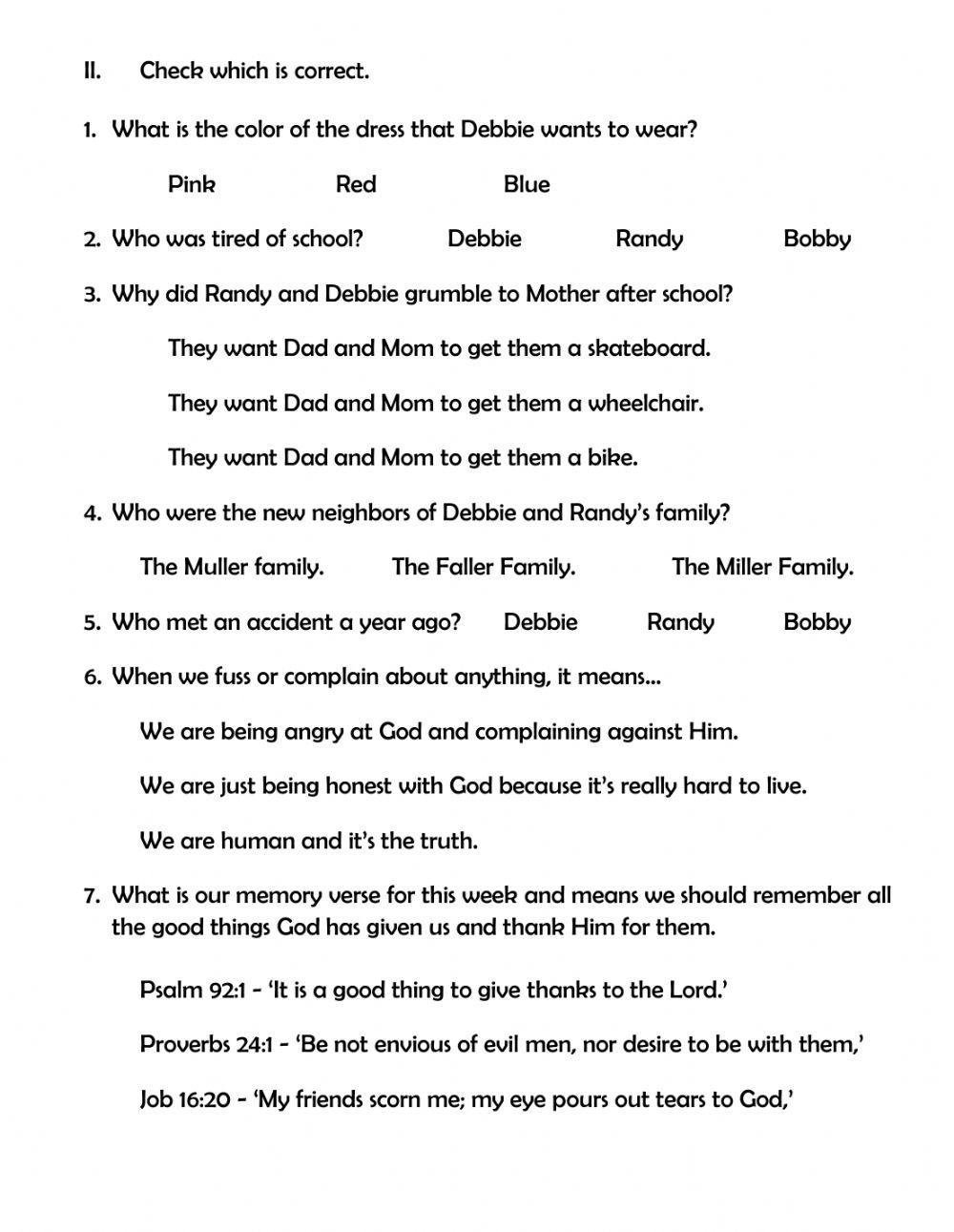 ESP-CL (PRIMARY) - LESSON 2: THE GRUMBLE DAY