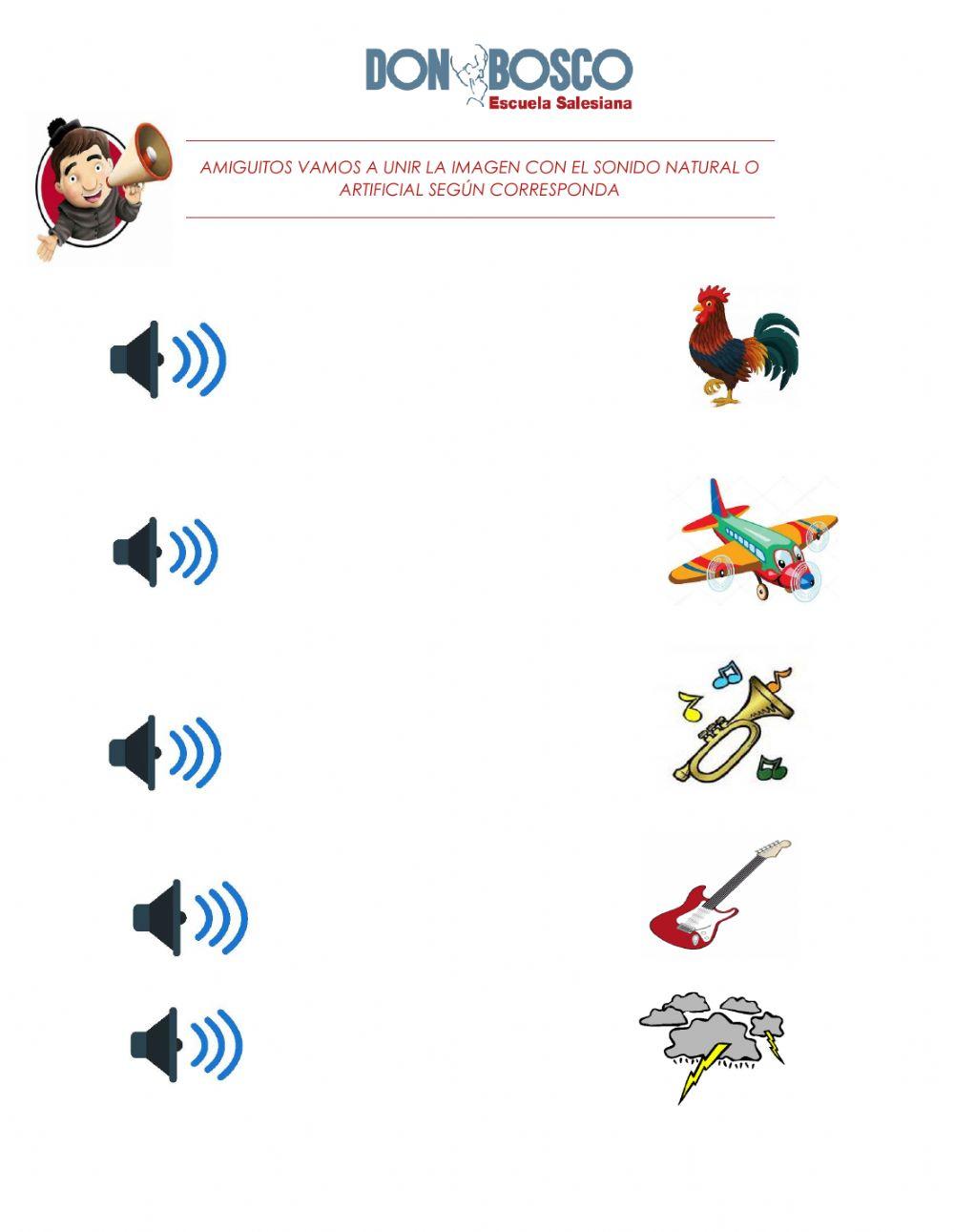 Sonidos naturales y artificiales