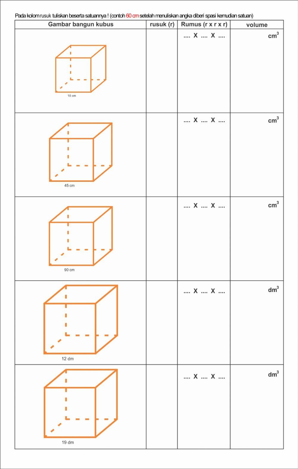 LKPD Volume Balok dan Kubus