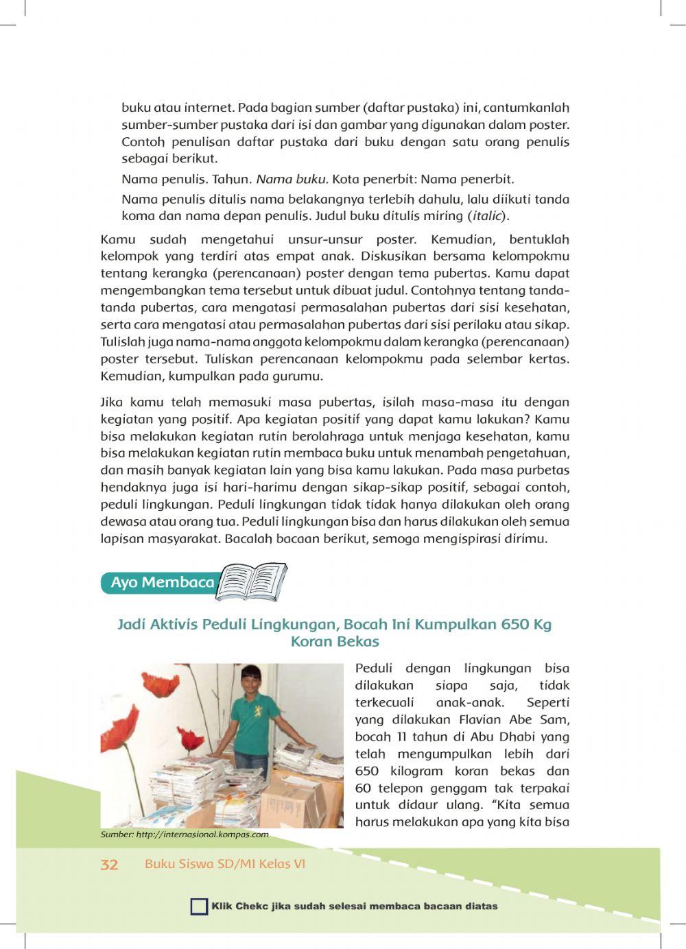 Tema 6 Sub Tema 1 Pembelajaran 5