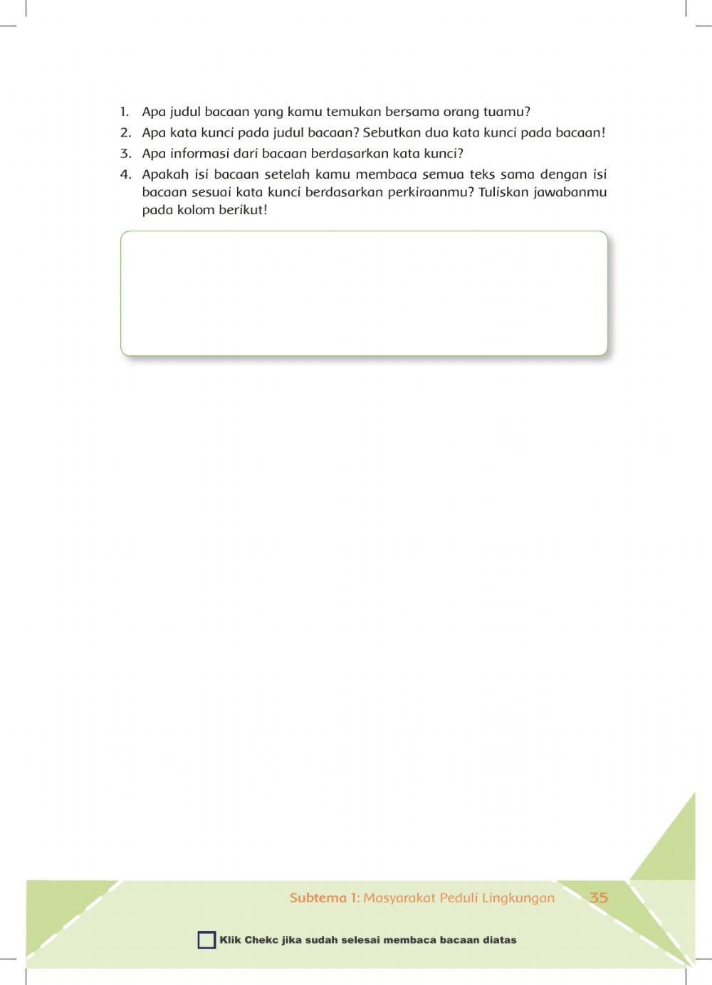 Tema 6 Sub Tema 1 Pembelajaran 5