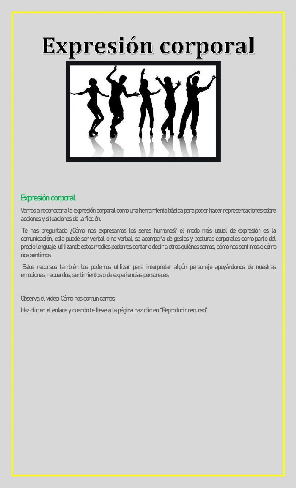Expresión corporal