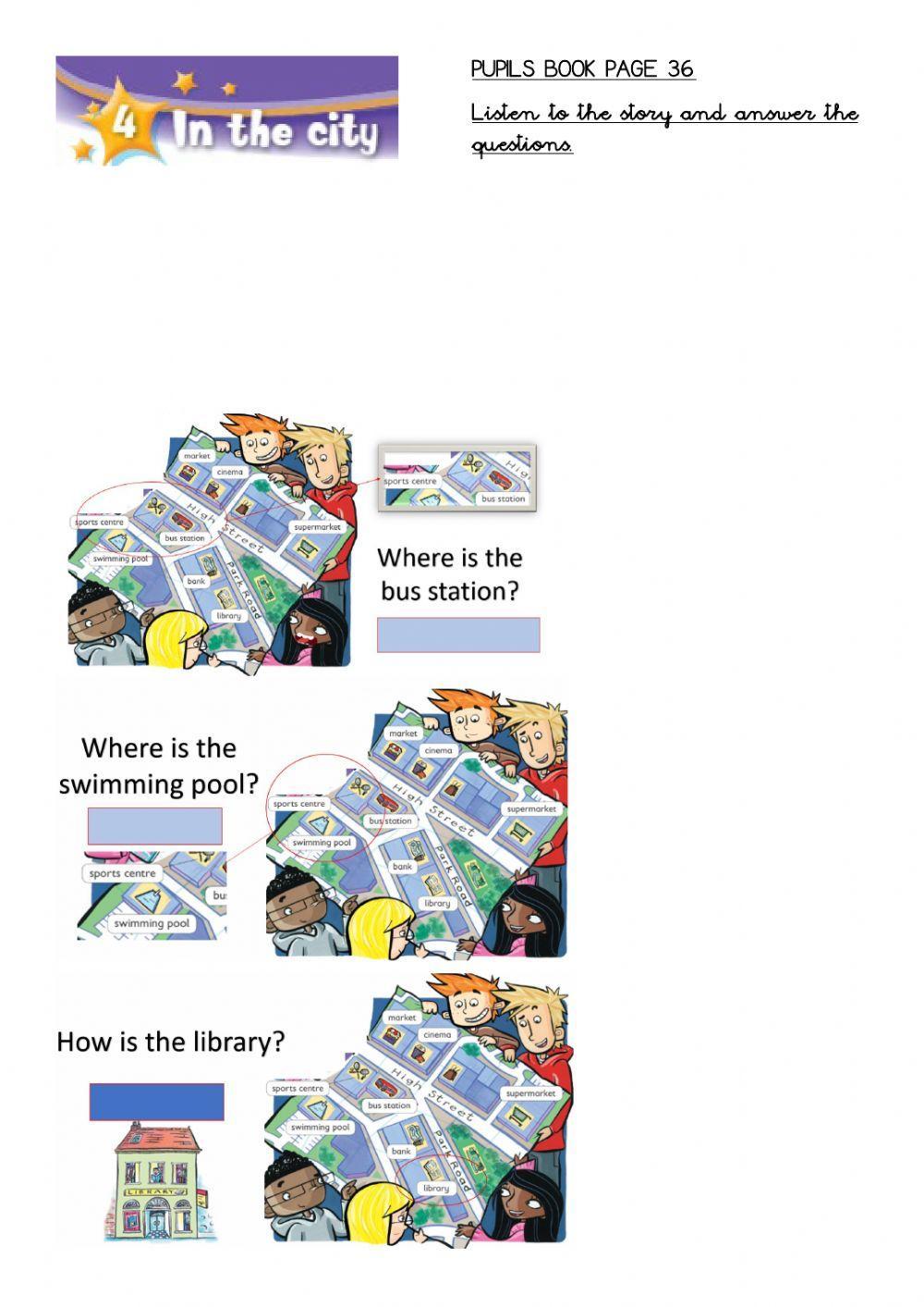 Listening places of the city