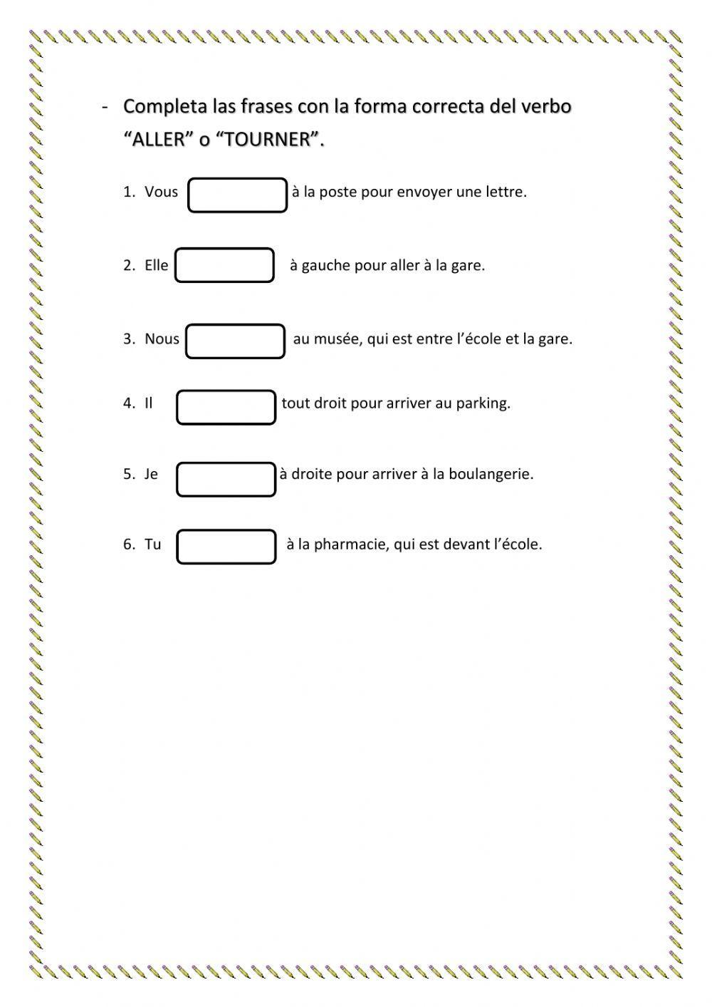 La ville ET LES VERBES