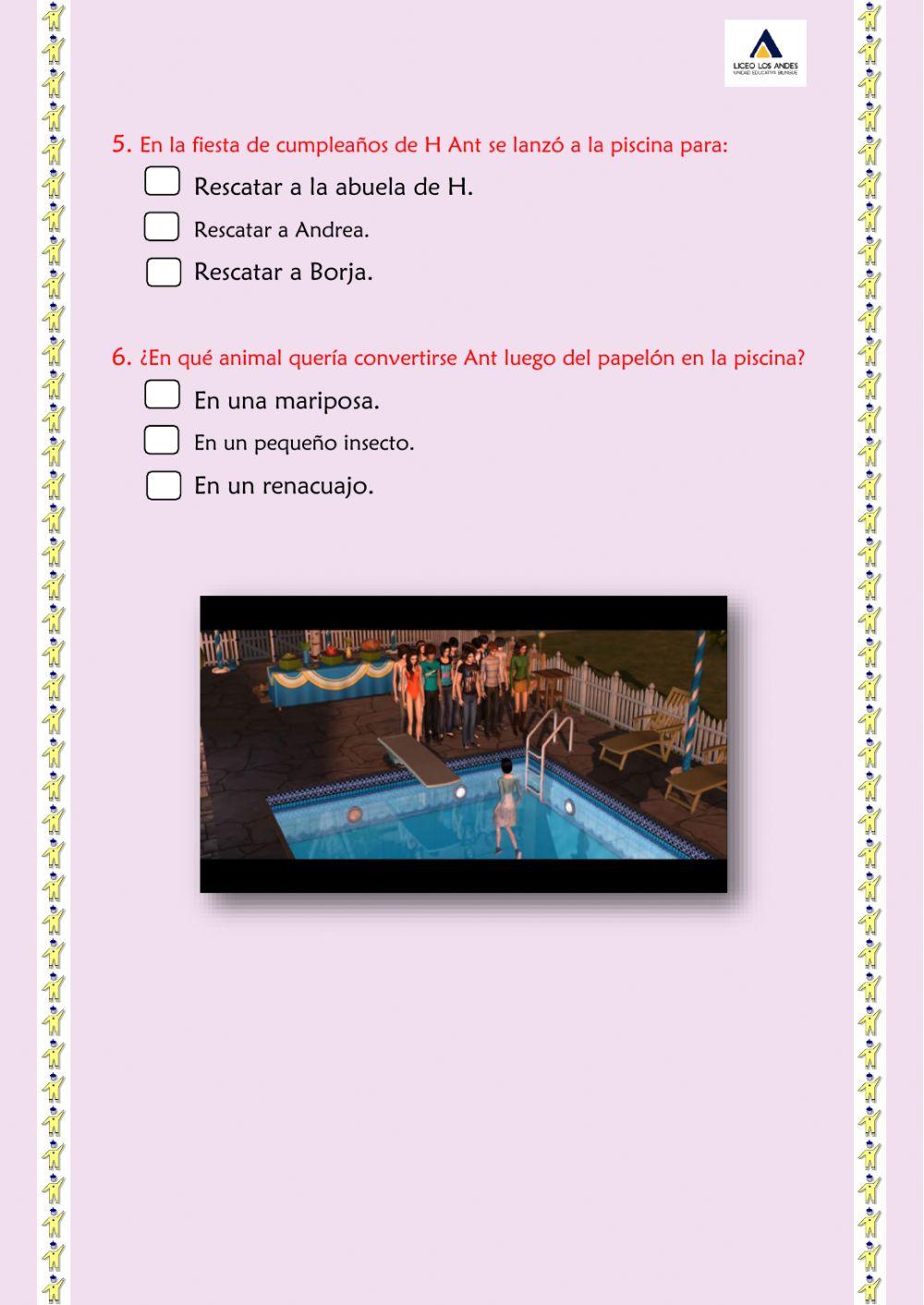 Control de Lectura -8 Amigo se escribe con H