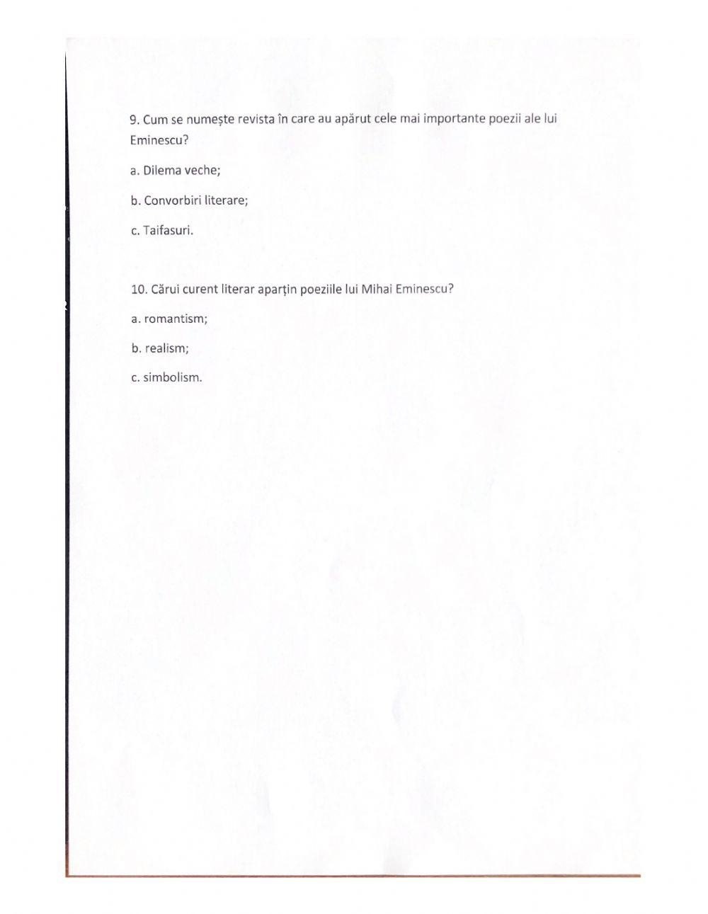 Să-l cunoaștem pe Mihai Eminescu