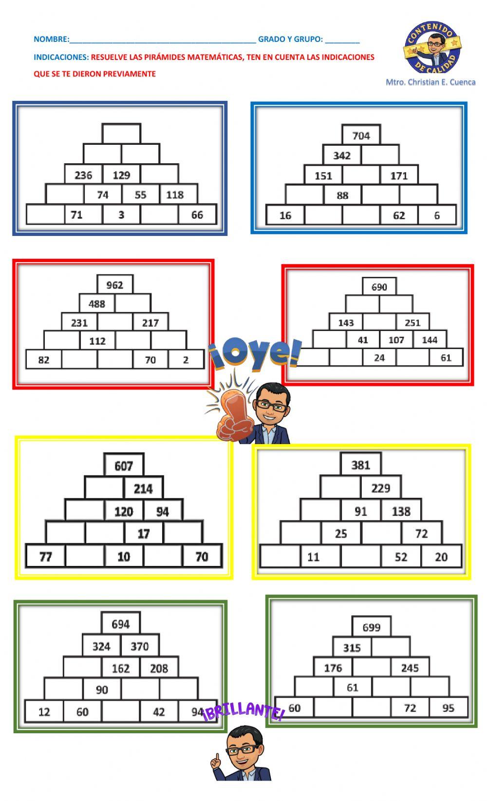 Piramides matemáticas