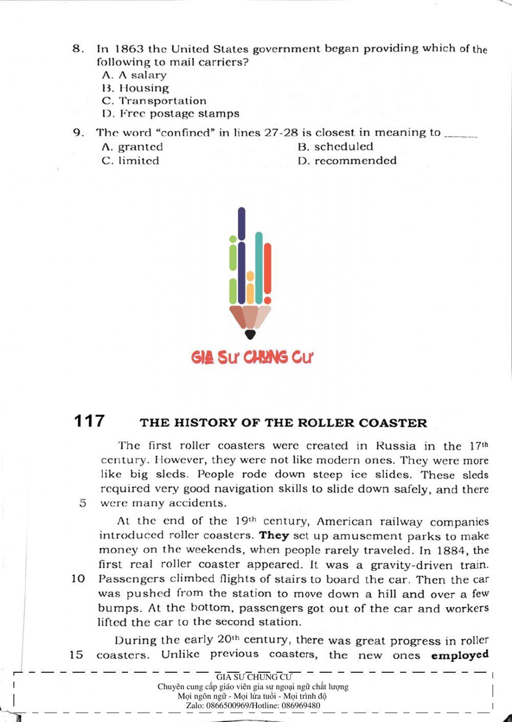 Trắc nghiệm Kỹ năng đọc hiểu Tiếng Anh số 39