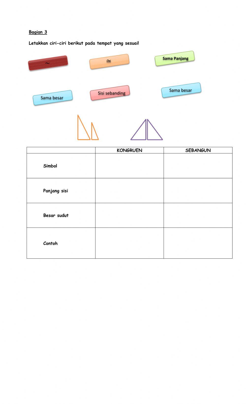 Kekongruenan dan Kesebangunan (1)