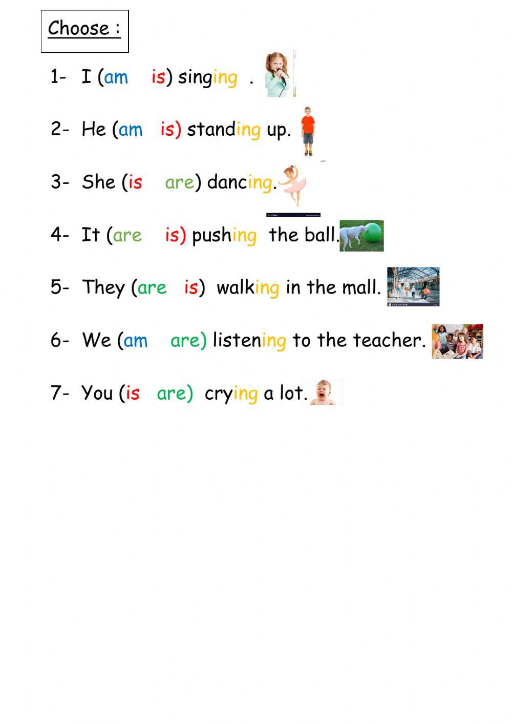 Present continuous 2