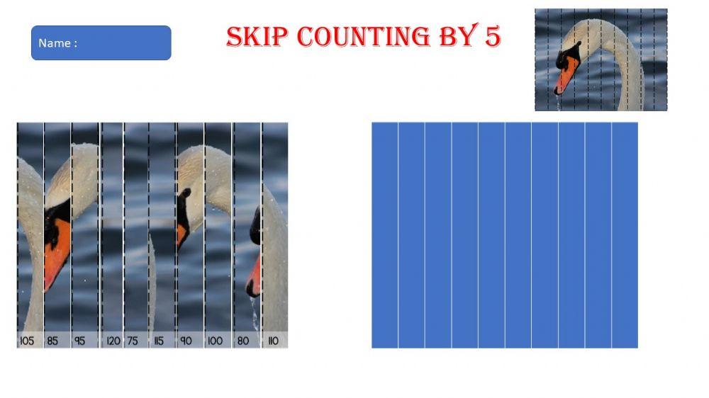 Skip counting by 5