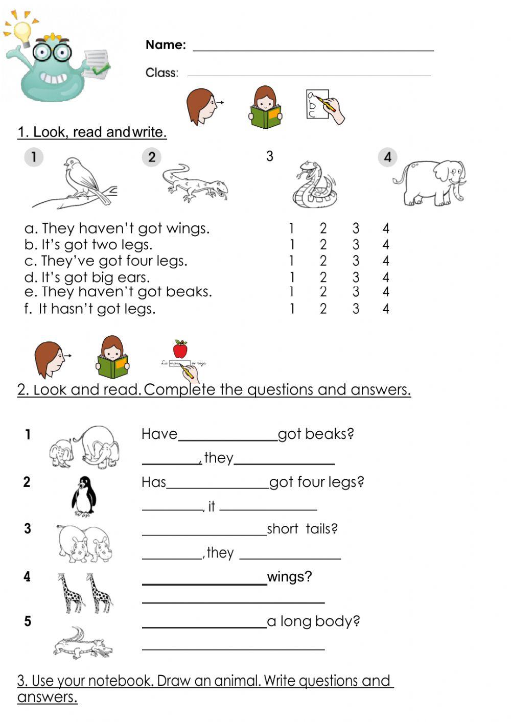 Have, has, haven't, hasn't