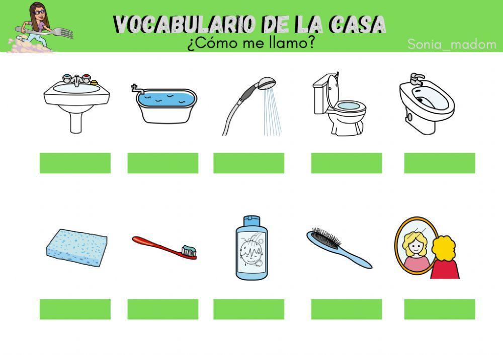 Vocabulario de la casa