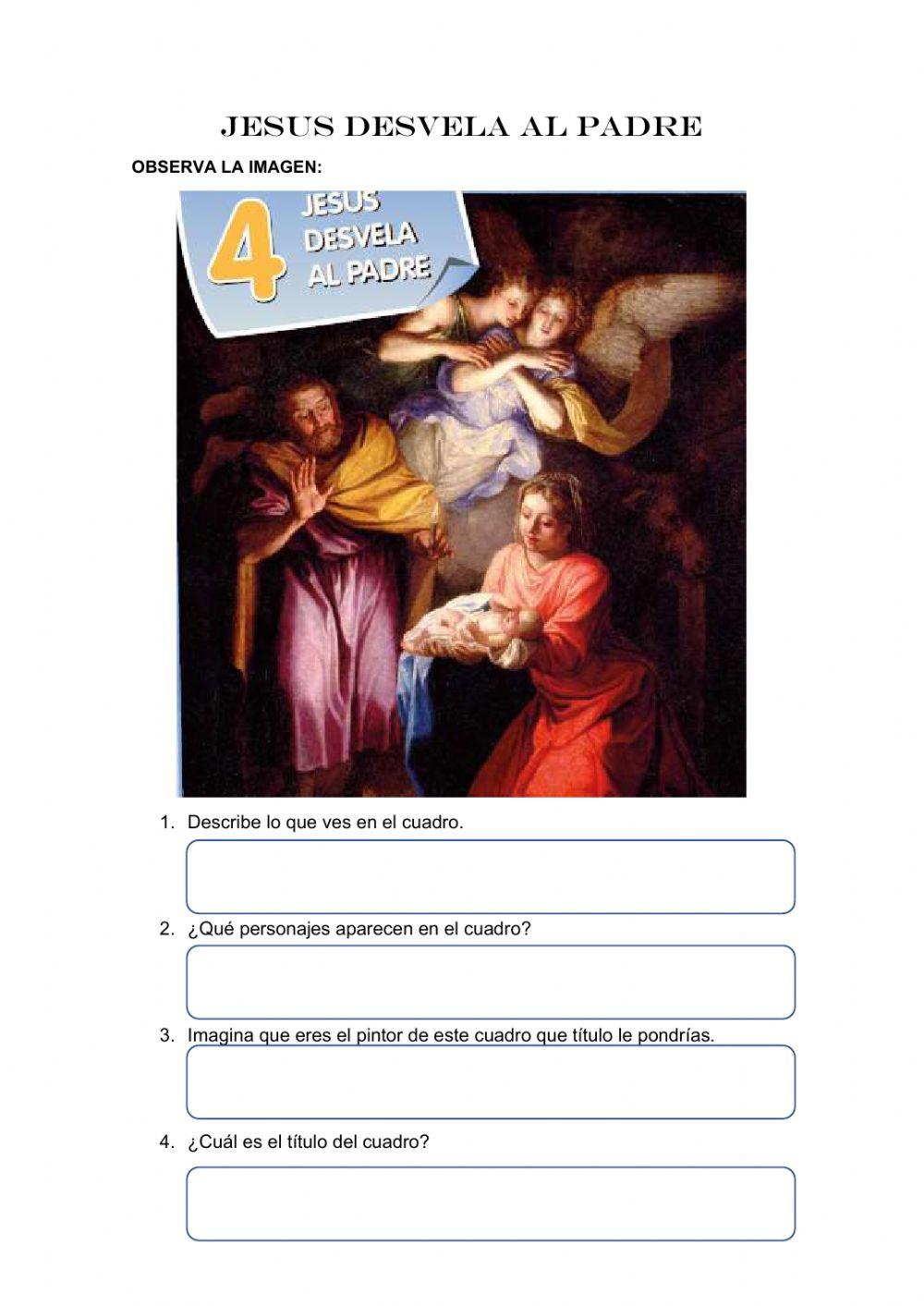 Dios desvela al padre