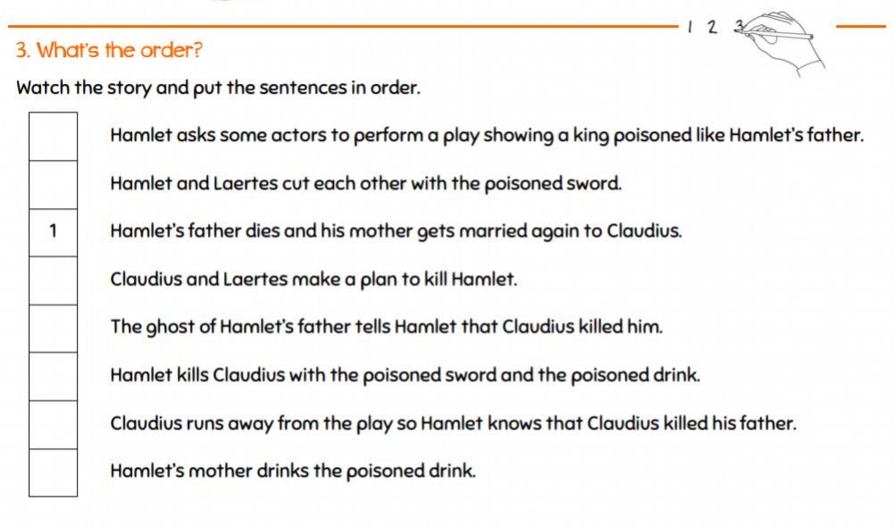 story-order-hamlet-worksheet-live-worksheets