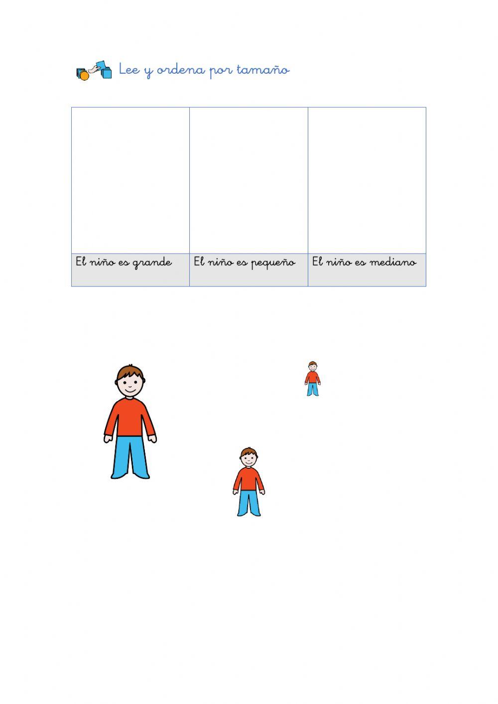 Concepto básico: tamaños Concepto básico: tamaños