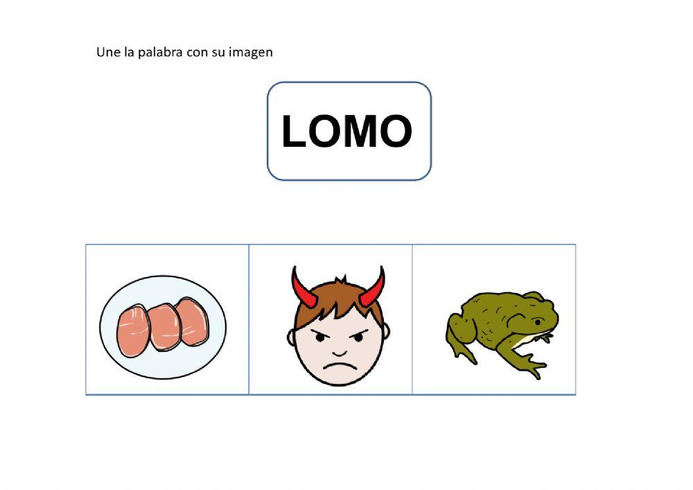 Lectura palabras mlpstf