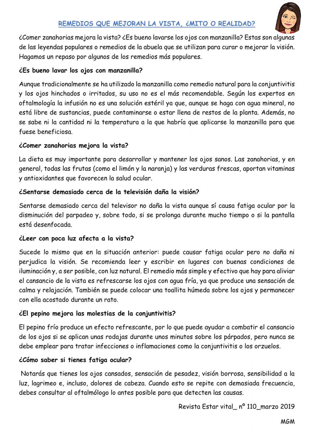 Comprensión lectora