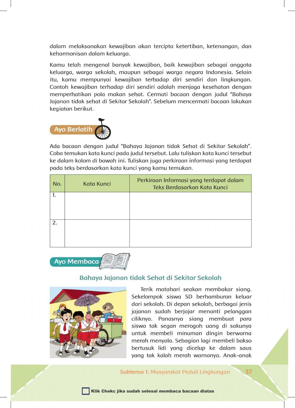 Tema 6 Sub Tema 1 Pembelajaran 6