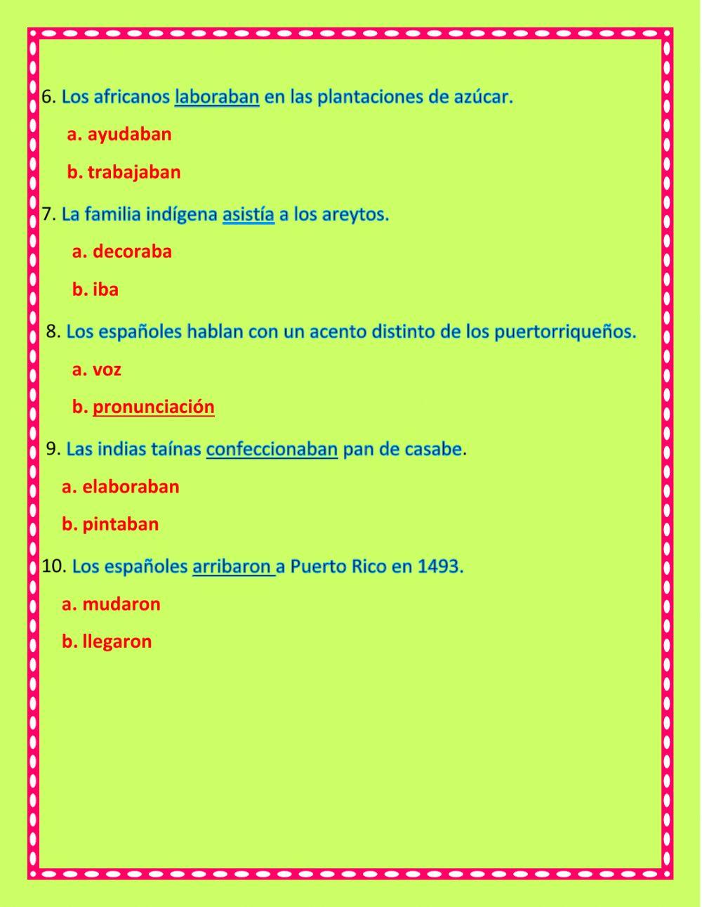 Sinónimos y antónimos