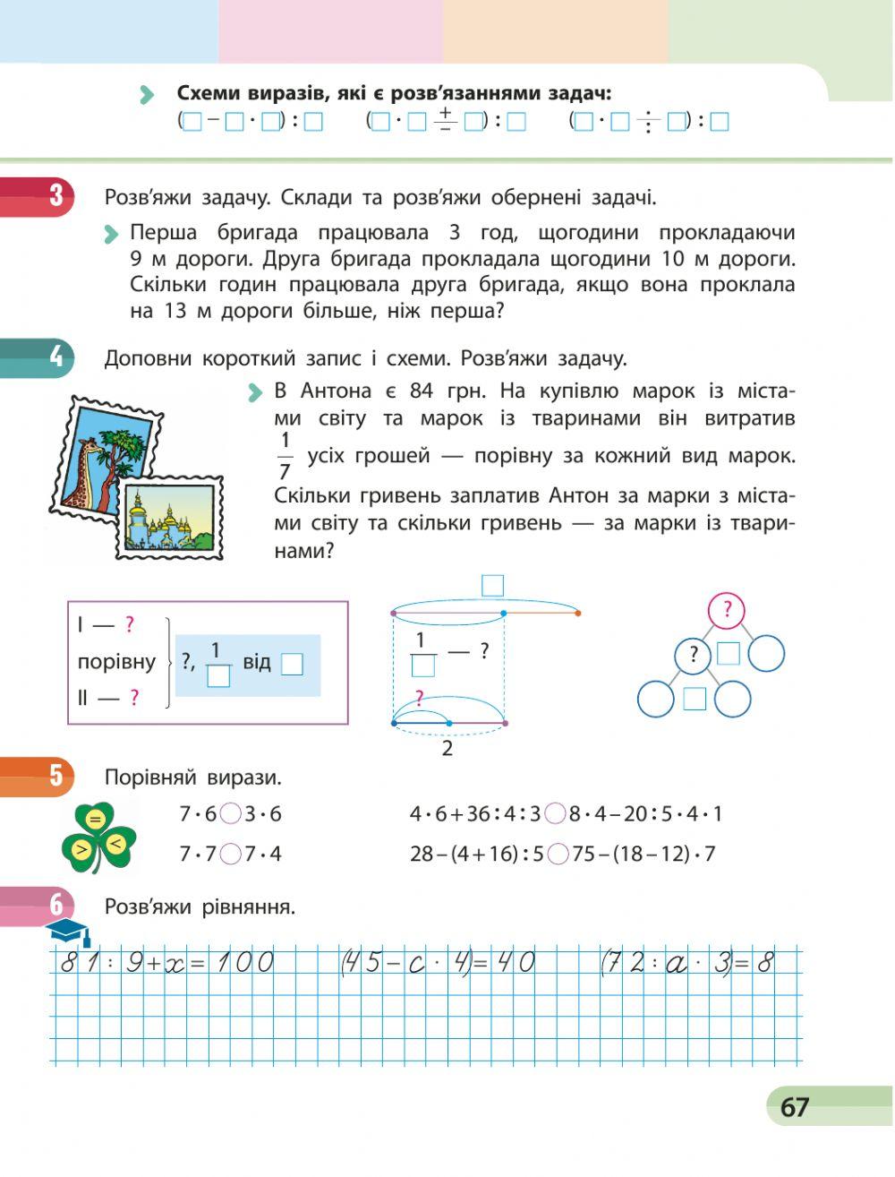 Математика. Досліджуємо задачі.