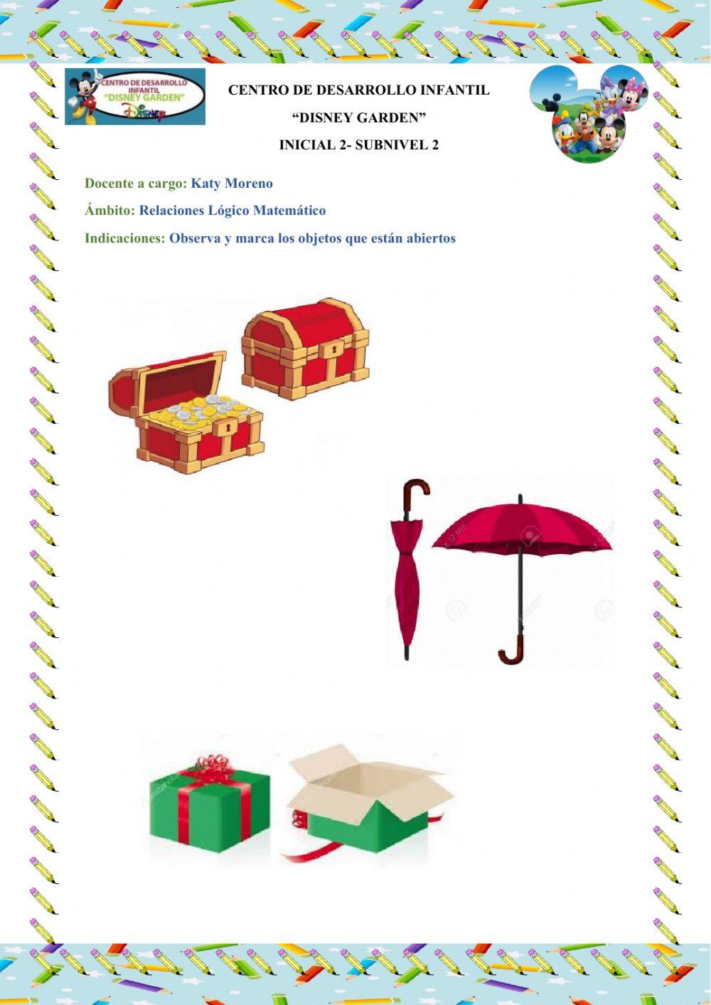 Ámbito Relaciones  Lógico Matemático