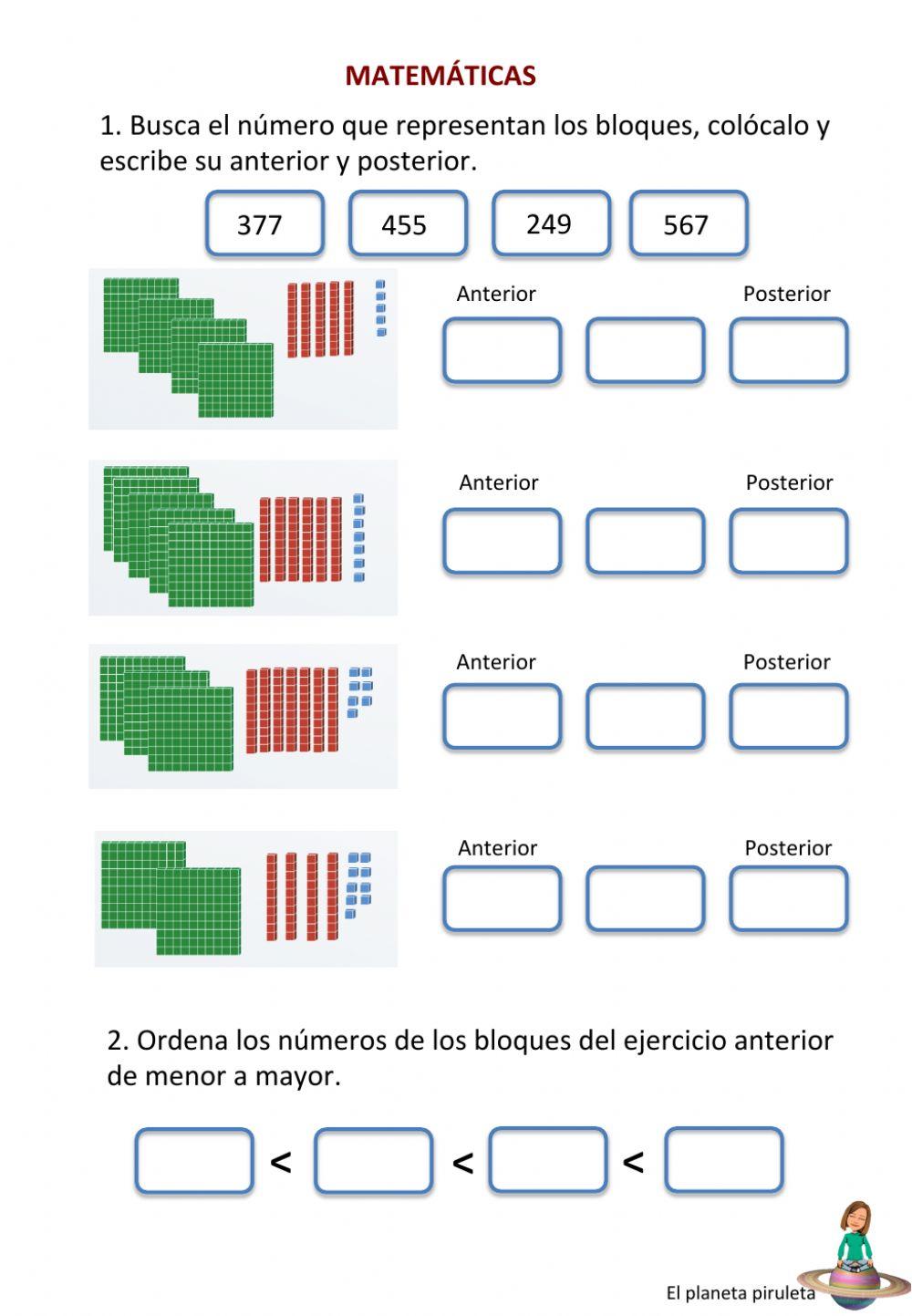 Anterior y posterior
