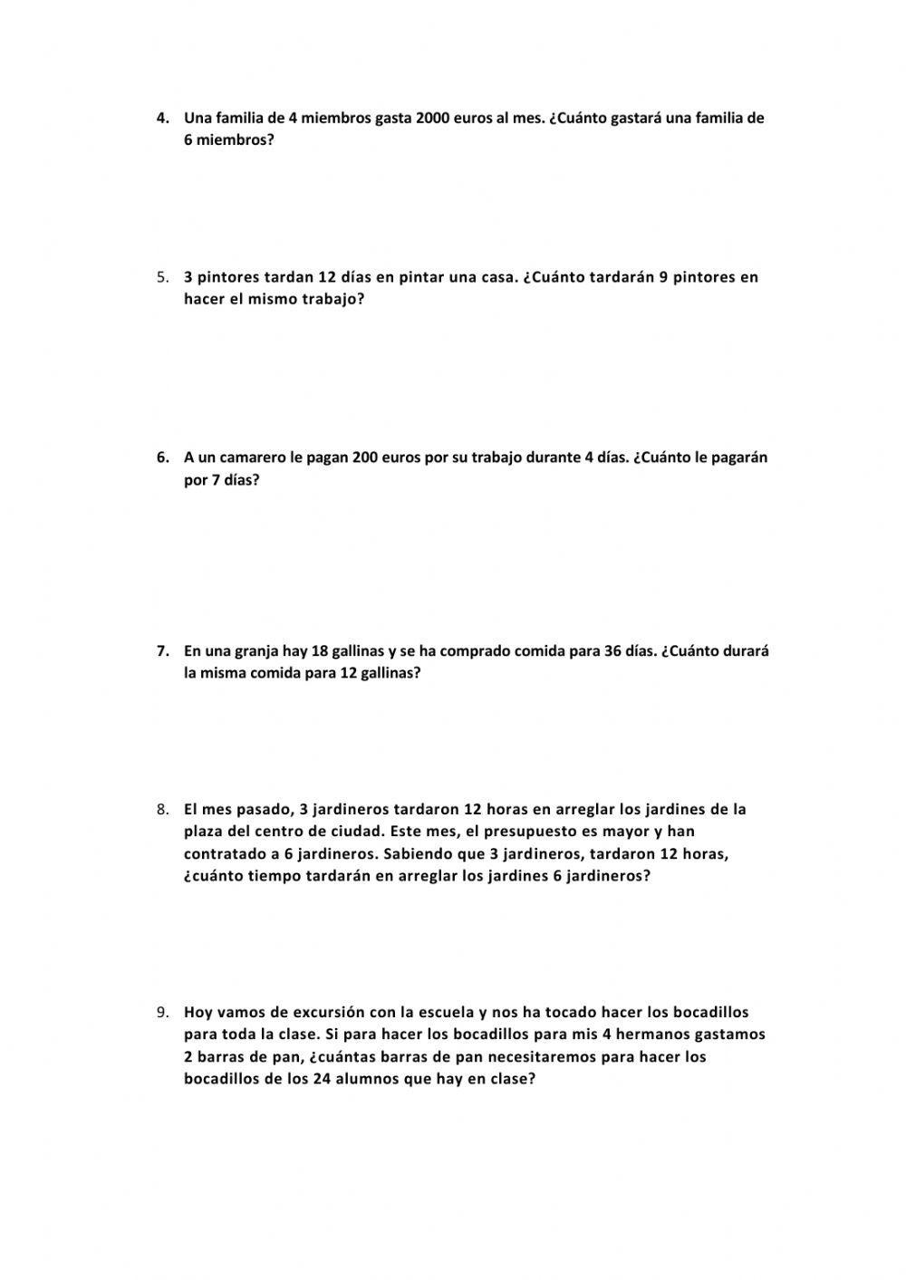 MAGNITUDES INVERSAMENTE PROPORCIONALES