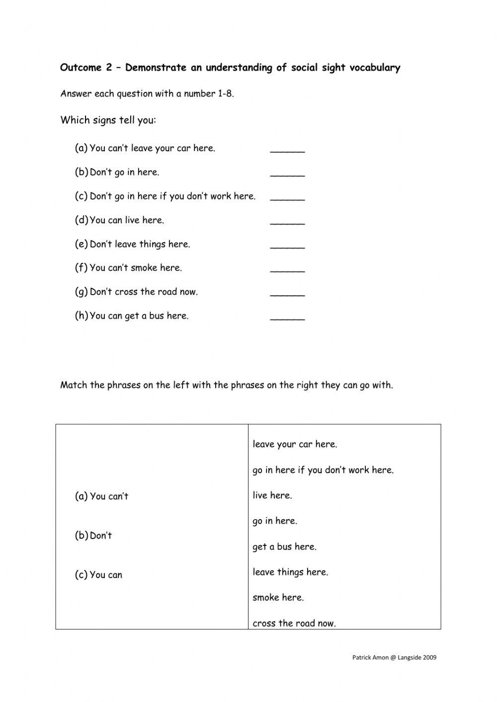 Social Sight Out and About