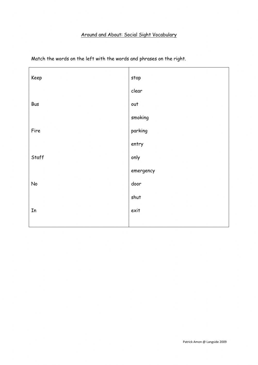 Social Sight Out and About