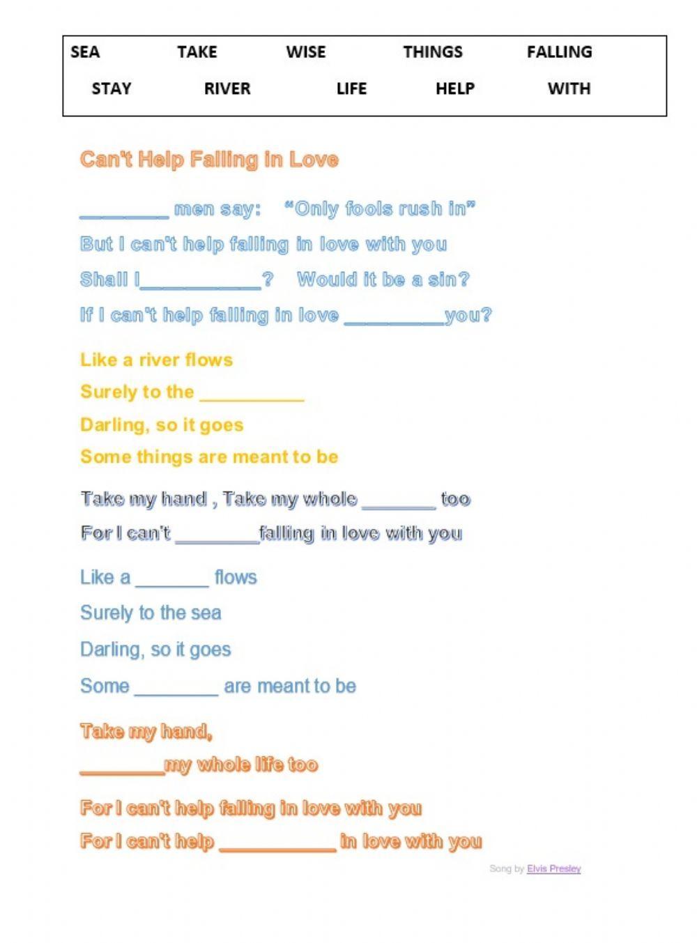 Can't Help Falling In Love