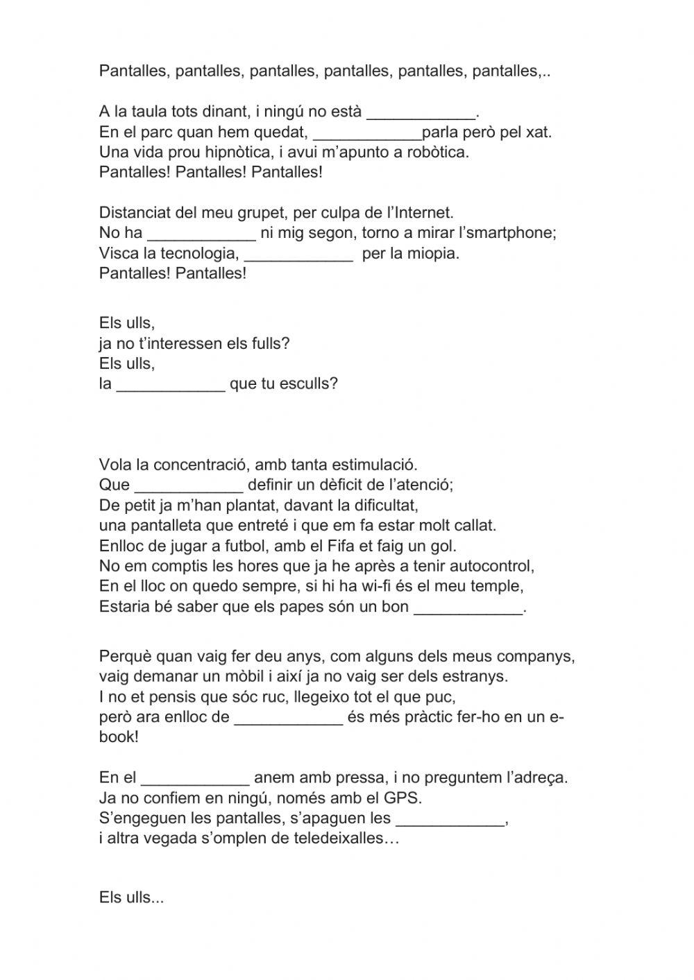 Pantalles dels Xiula