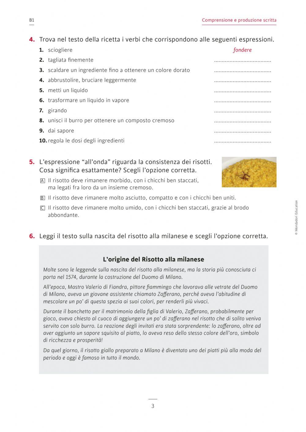 Risotto alla milanese