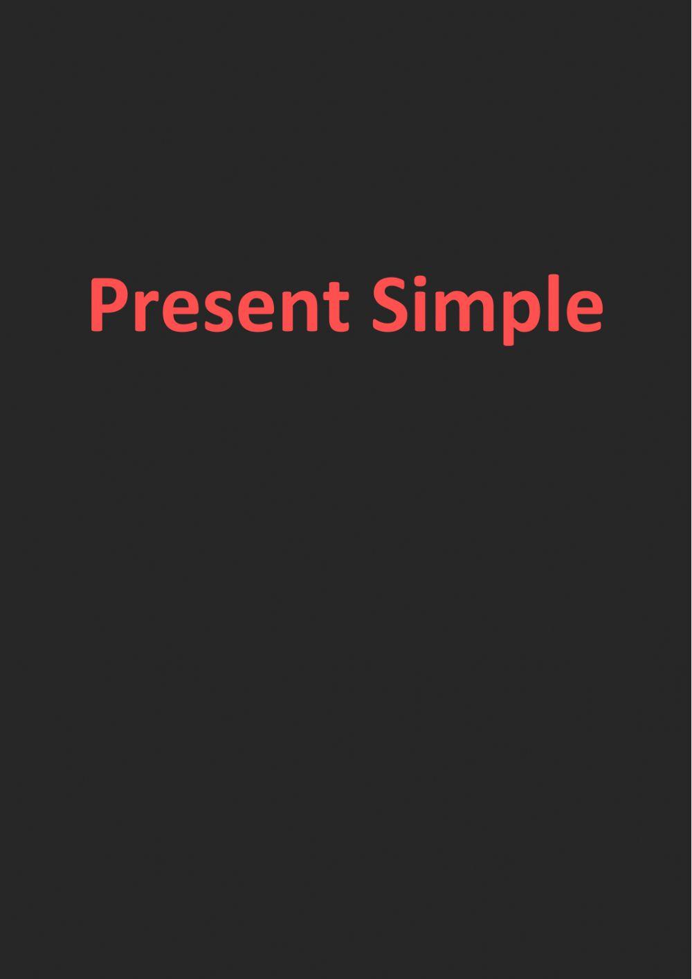 Present Simple bookmark