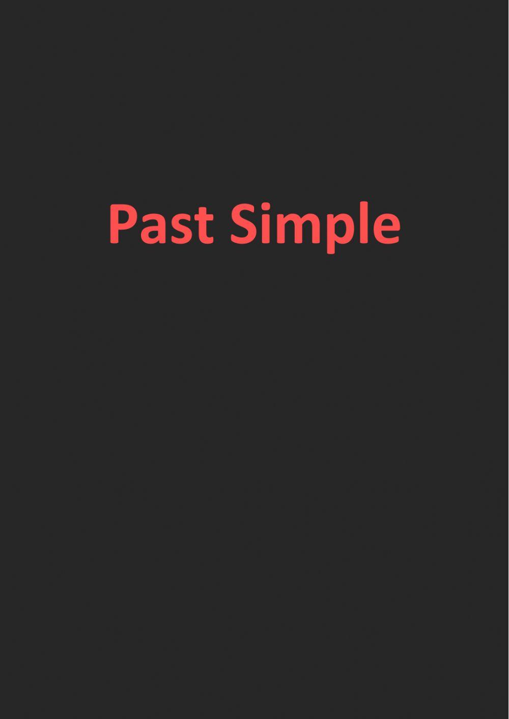 Past Simple bookmark