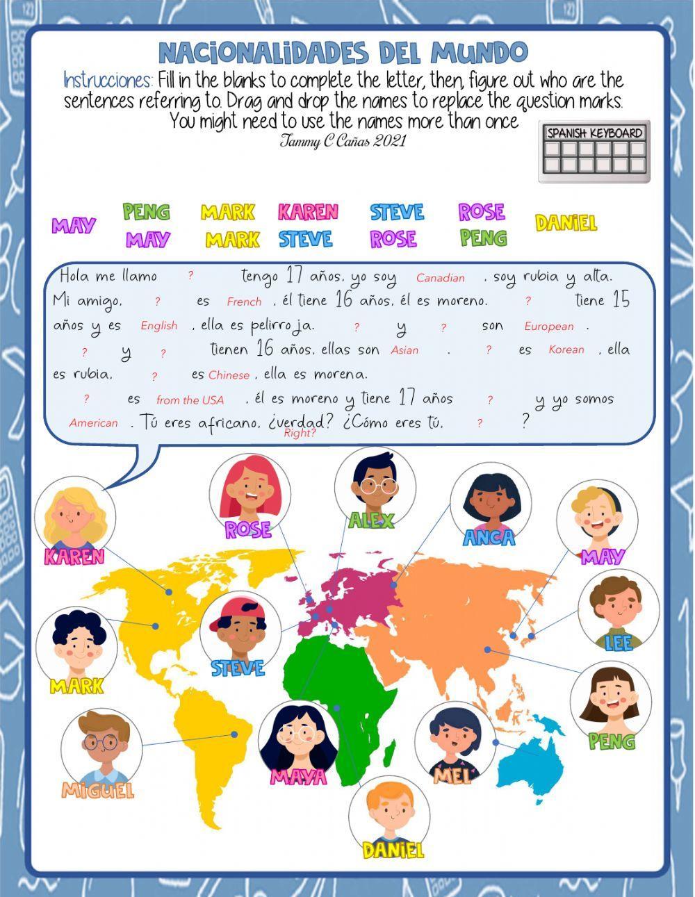 Nacionalidades del mundo