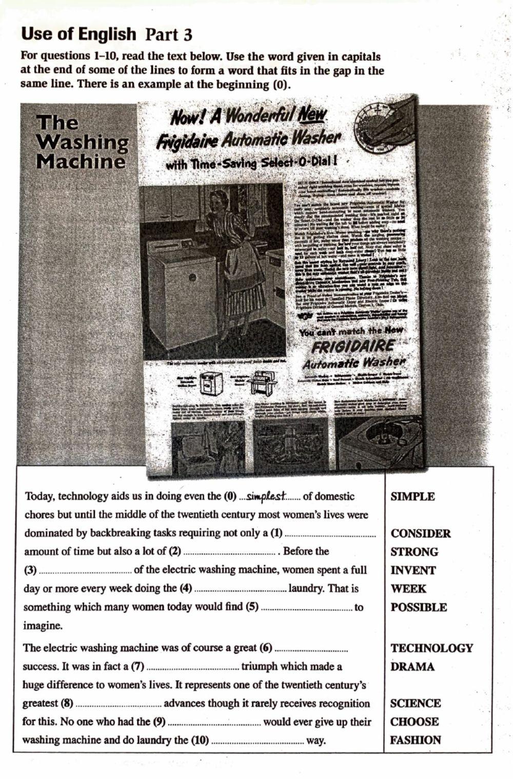 Use of English Part 3