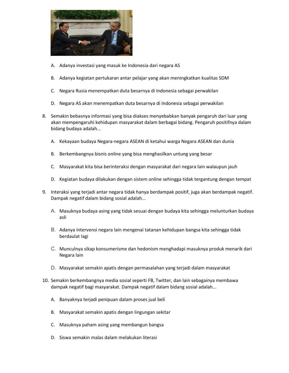 Pengaruh Interaksi antarruang