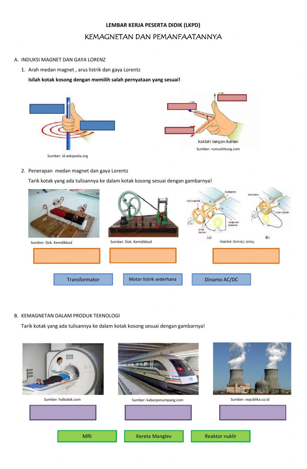 Lkpd kemagnetan dan pemanfaatannya